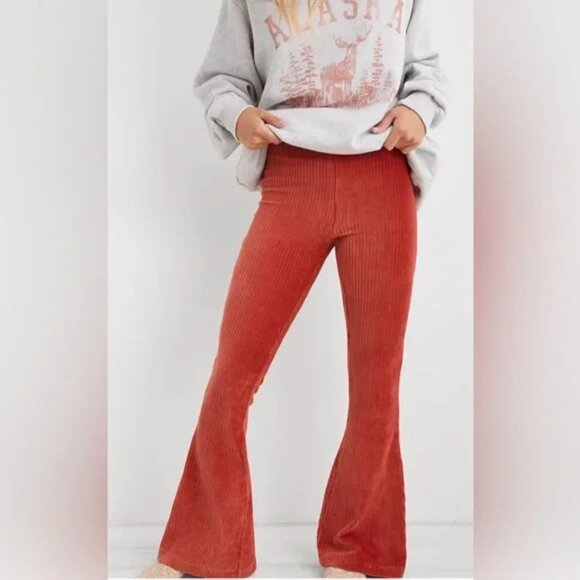 Aerie - Corduroy Flare Pants - Picture 1 of 5